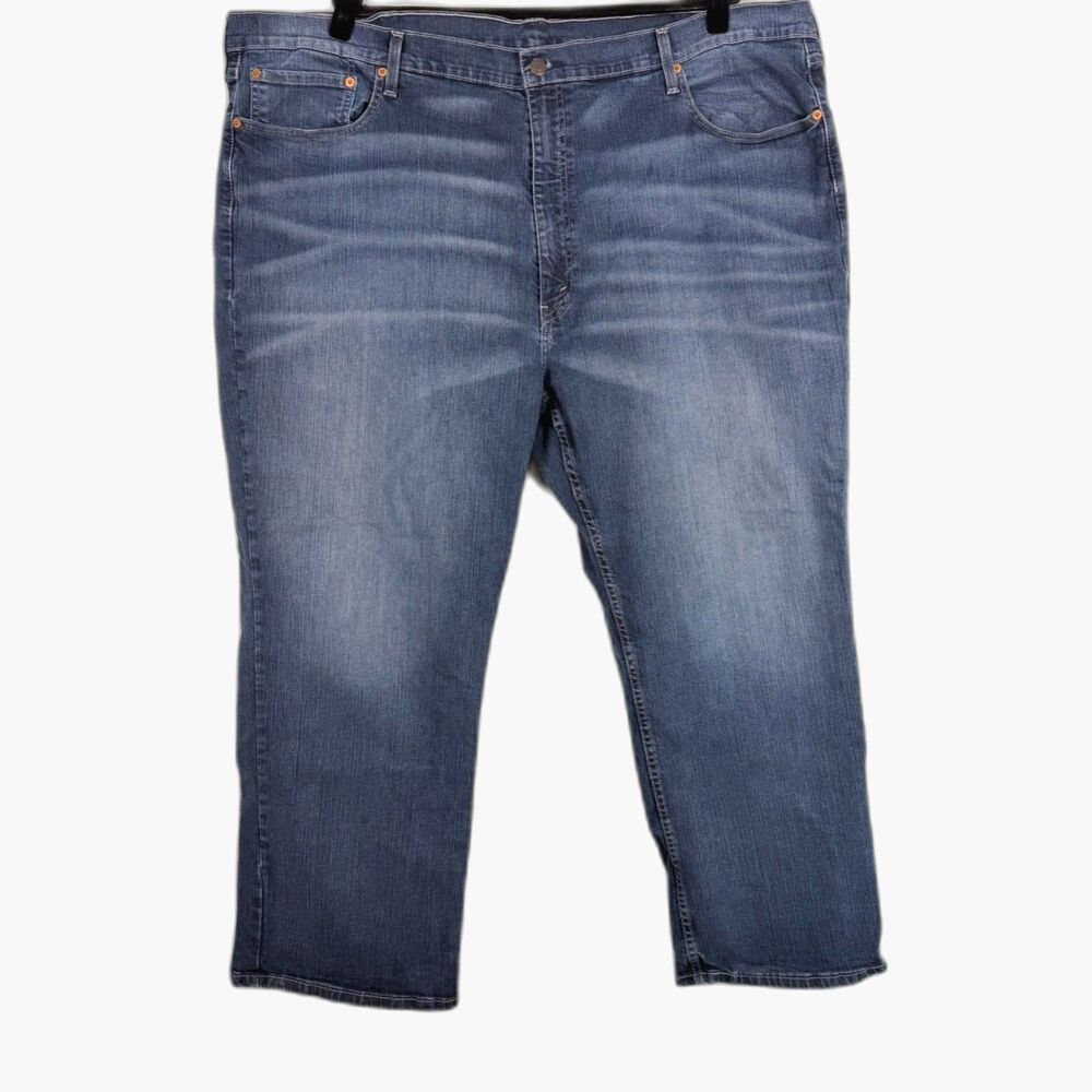 Levi’s 559 Relaxed Straight Jeans Men’s 50x30 Blue Denim Stretch Big Tall